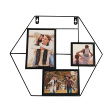 Factory direct price concessions 37x42cm gift iron photo frame fabric photo frame